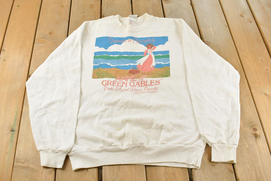 Vintage 1990s Anne of Green Gables Crewneck Sweatshirt Men's Large