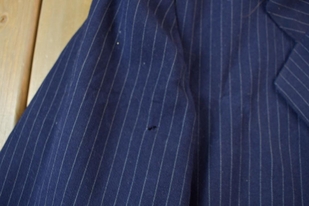 Vintage 1960s Jack Frost Wool Pinstripe Blazer Jacket Men's XL