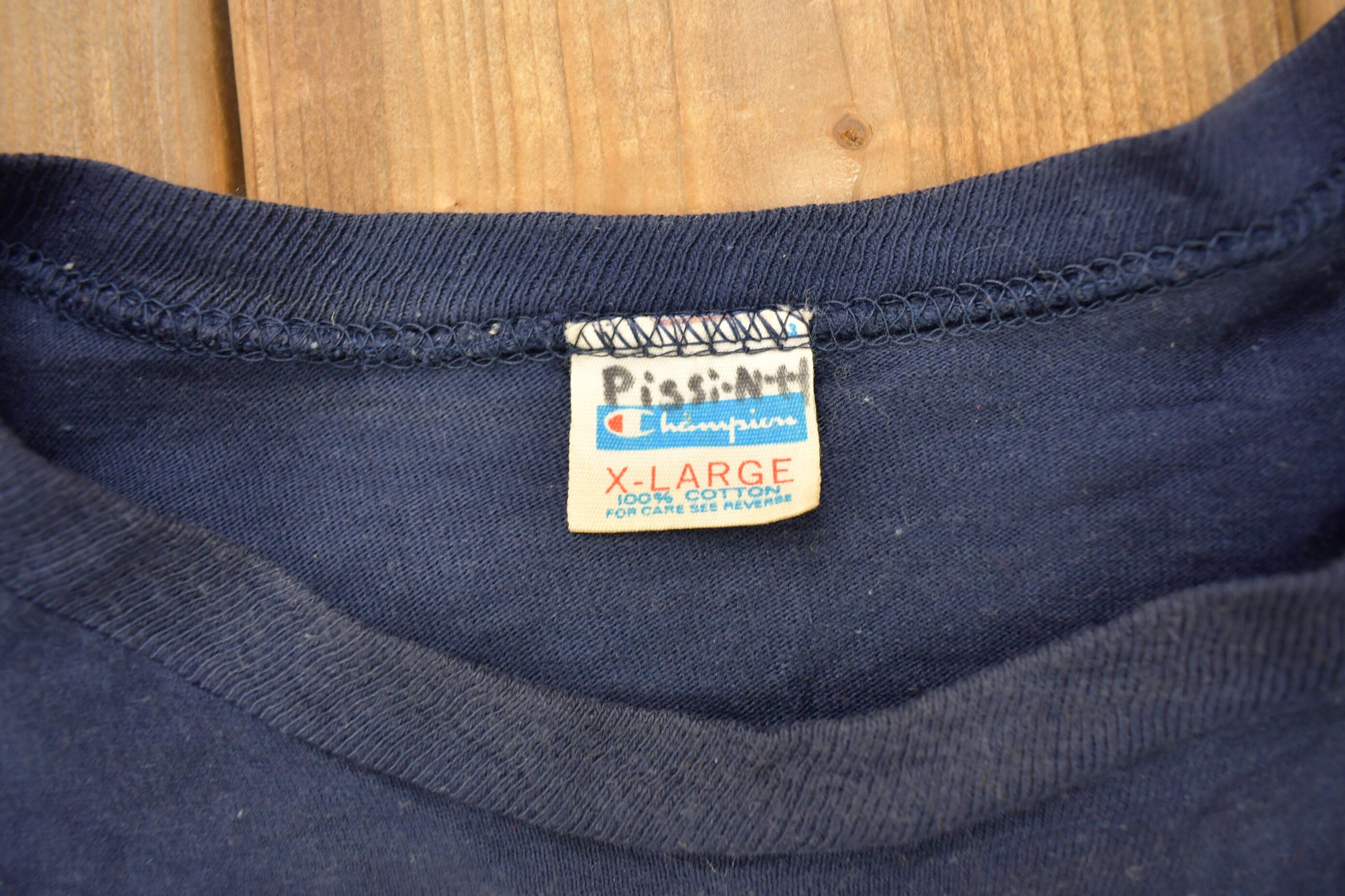 Vintage 1970s Chicago Bears NFL Champion T-Shirt  Made In USA  Single Stitch  NFL  90s Streetwear  Sportswear  Vintage Champion