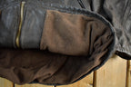 Vintage 1980s Lined Leather Jacket Women's Large