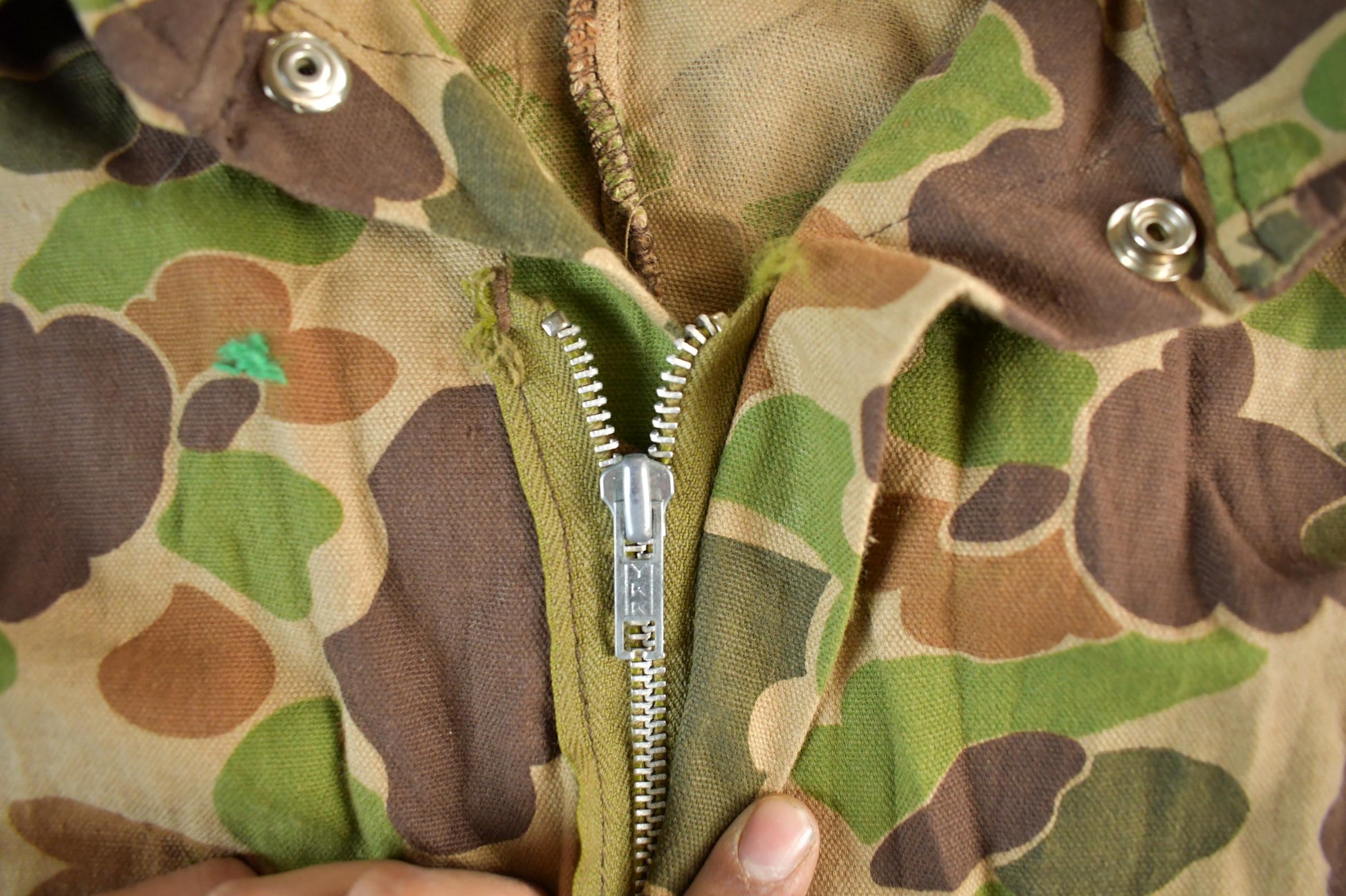 Vintage 1970s Ostling Camo Hunting Coveralls Men's 33 x 27