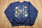 Vintage 1990s Friends Quilted Crewneck Sweater