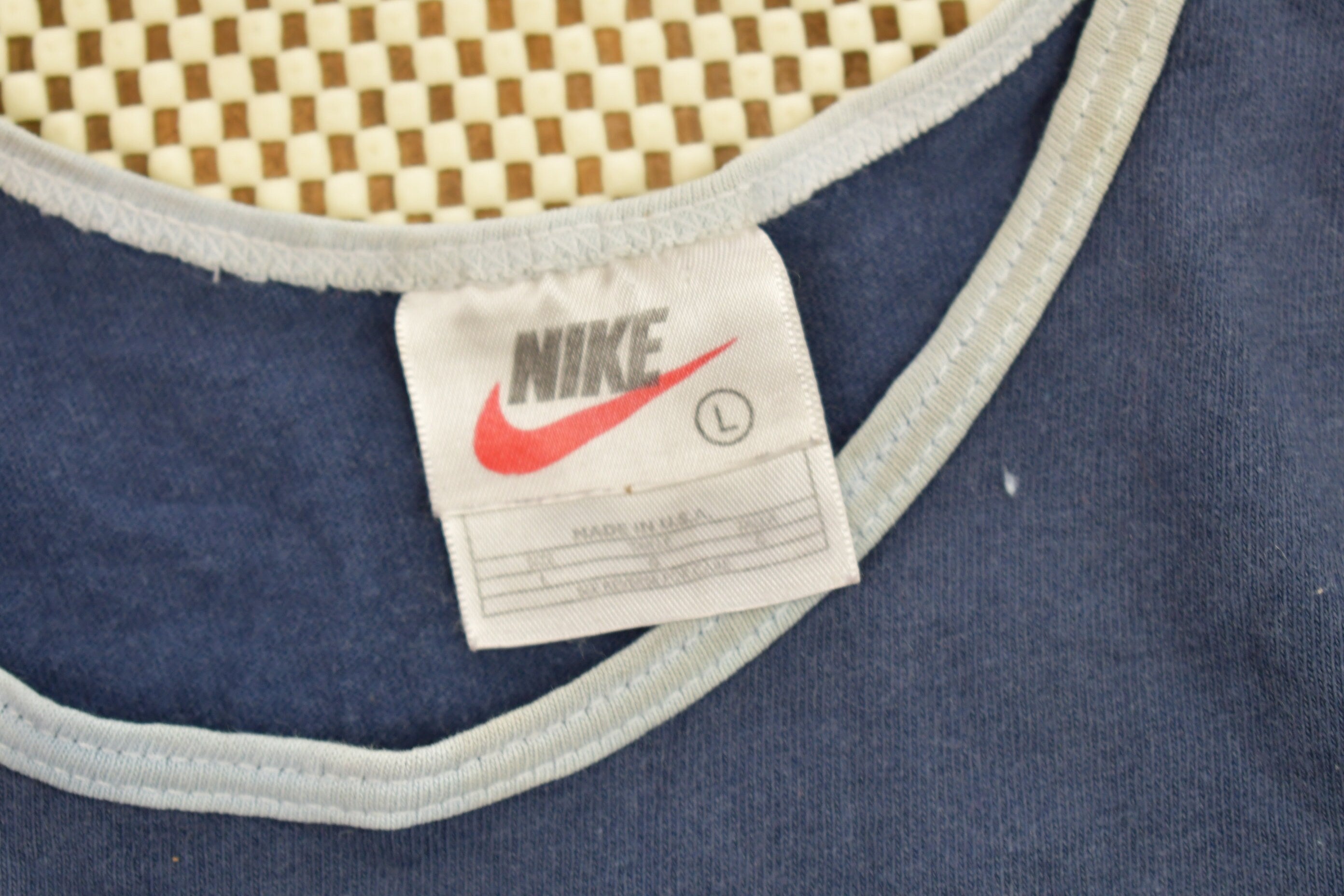 Vintage 1990s Nike Embroidered Tank Top Shirt