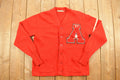 Vintage 1950s St. A Basketball Letterman Knit Cardigan Sweater