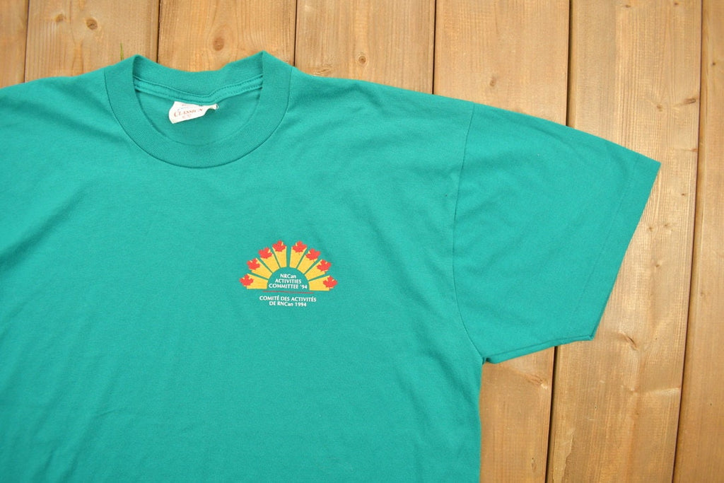 Vintage 1994 NRCan Activites Committe Graphic T-Shirt