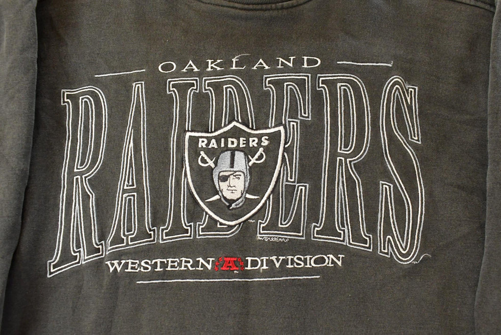 Vintage 1990s Oakland Raiders NFL Galt Sand Crewneck Sweatshirt Men's Large