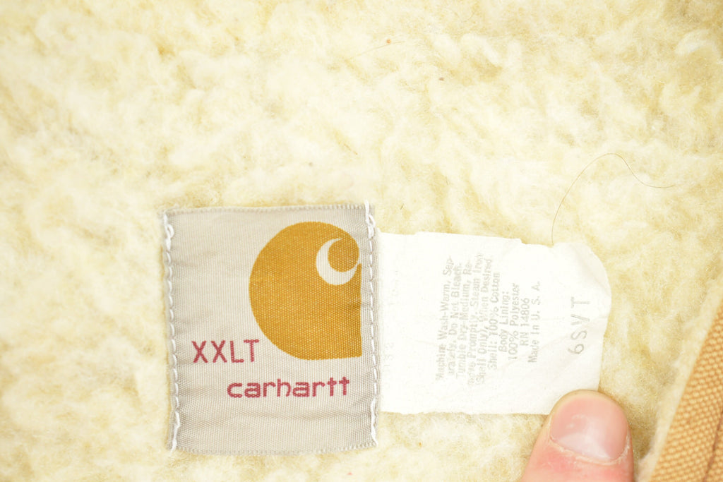 Vintage 1980s Carhartt Sherpa Lined Vest