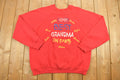 Vintage 1990's Best Grandma On Earth Family Crewneck