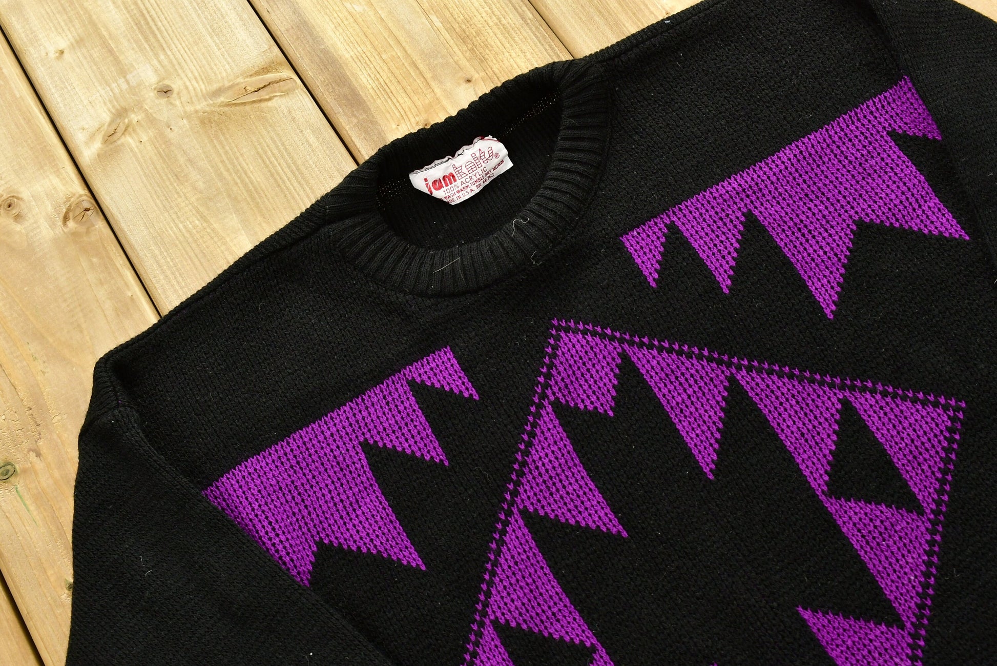 Knit Navajo-Style Pattern Sweater