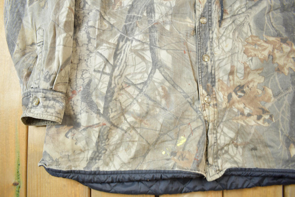 Vintage 1990s DuxBak RealTree Lined Hoodie Jacket