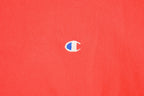 Vintage 1990s Blank Red Champion Reverse Weave Crewneck