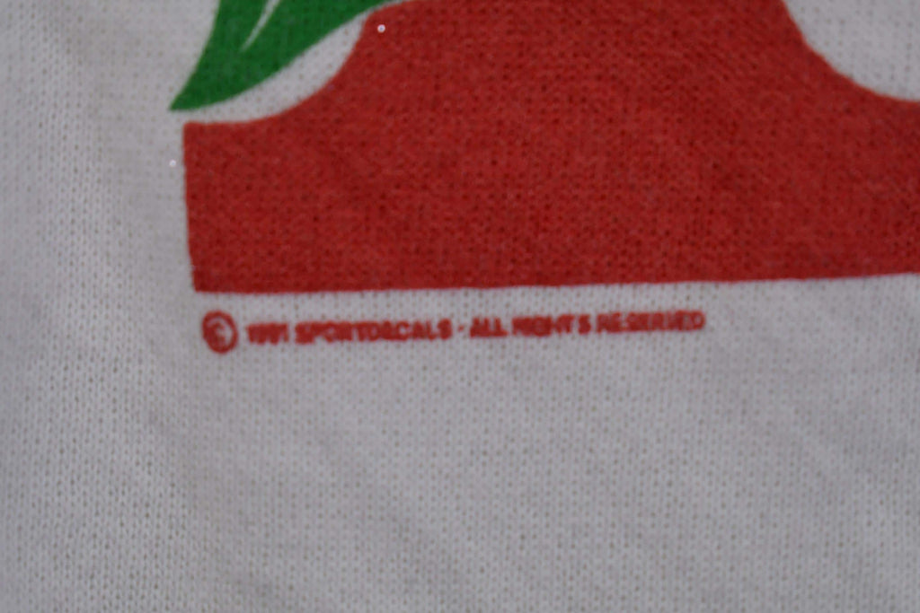 Vintage 1990s " Ho Ho Ho" Basketball Textured Crewneck Sweatshirt - XL