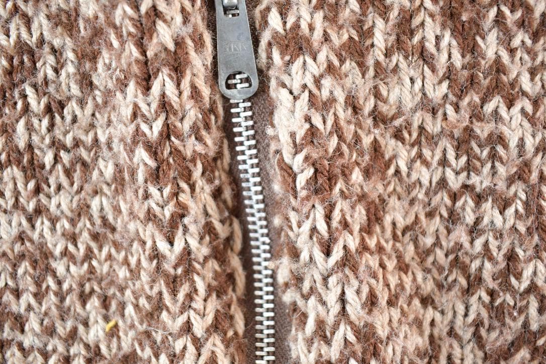 Vintage 1960s Youth Hand Knit Wool Mouse Sweater 4T