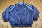 Vintage Y2K Tennessee Titans NFL Reversible Fleece Football Jacket