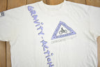 Vintage 1990s Gravity Action Skippers Canyon Mountain Biking Graphic T Shirt
