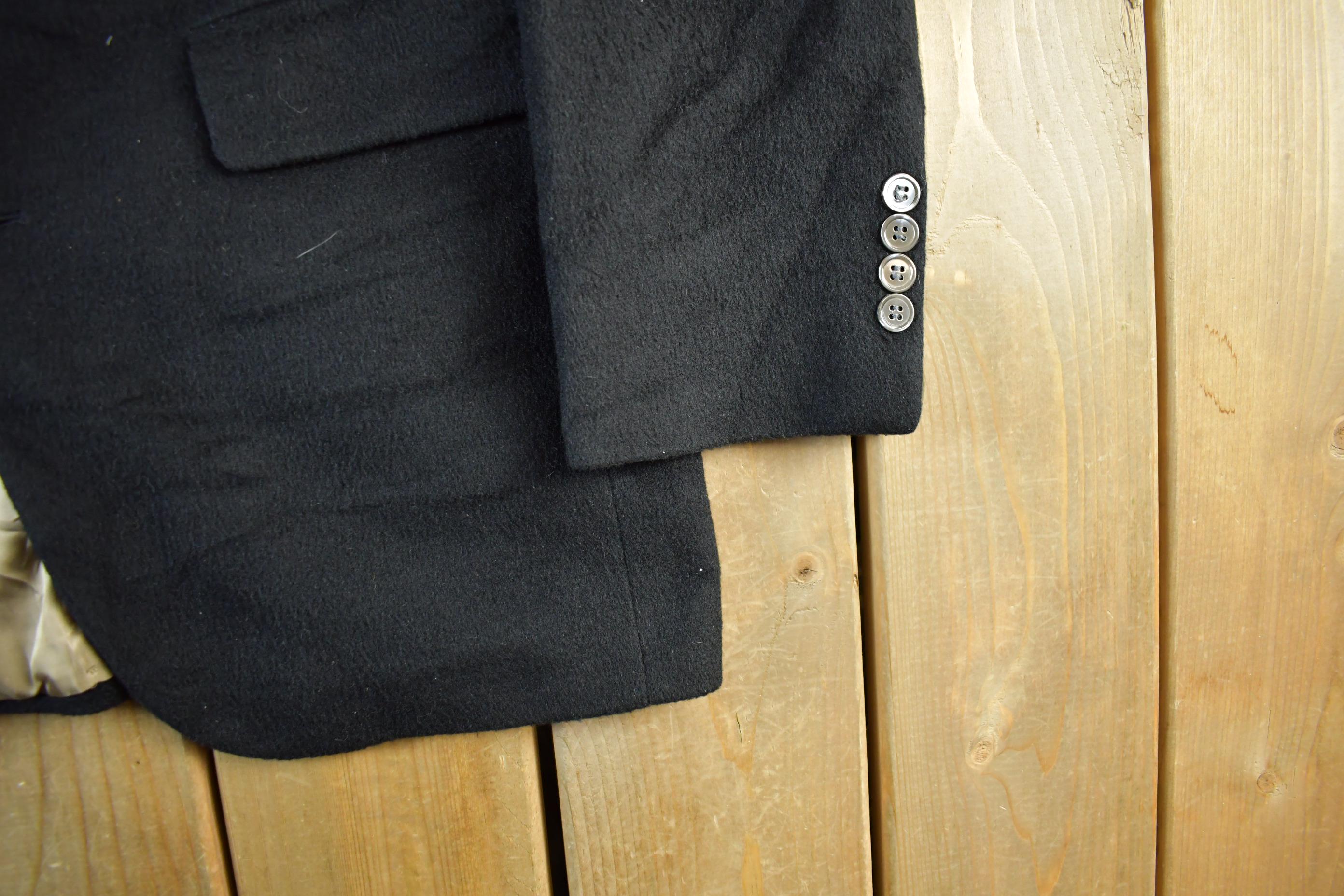 Vintage 1980s Nordstrom Cashmere Blazer Jacket Men's Medium