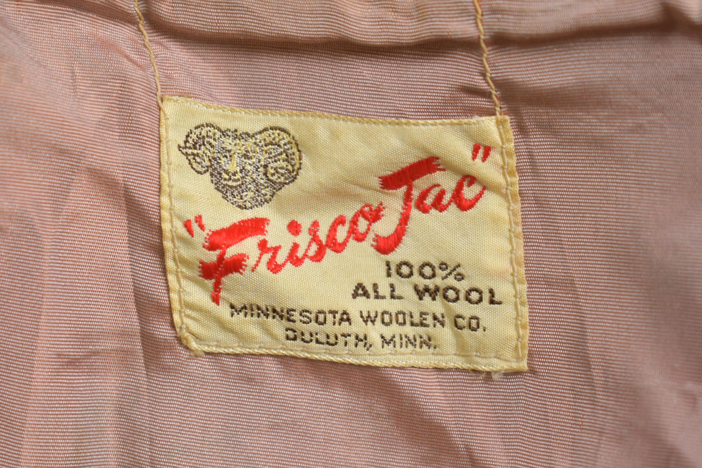 Vintage 1960s Frisco Jac 100% Wool Double Breasted Jacket