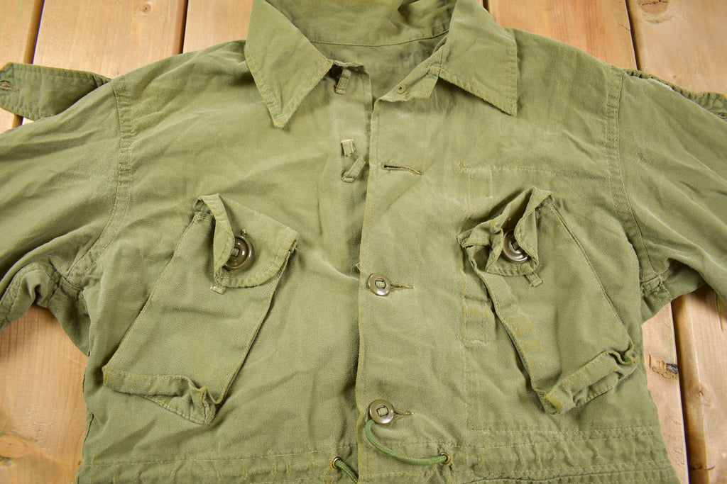 Vintage 1980s Army Military Field Jacket