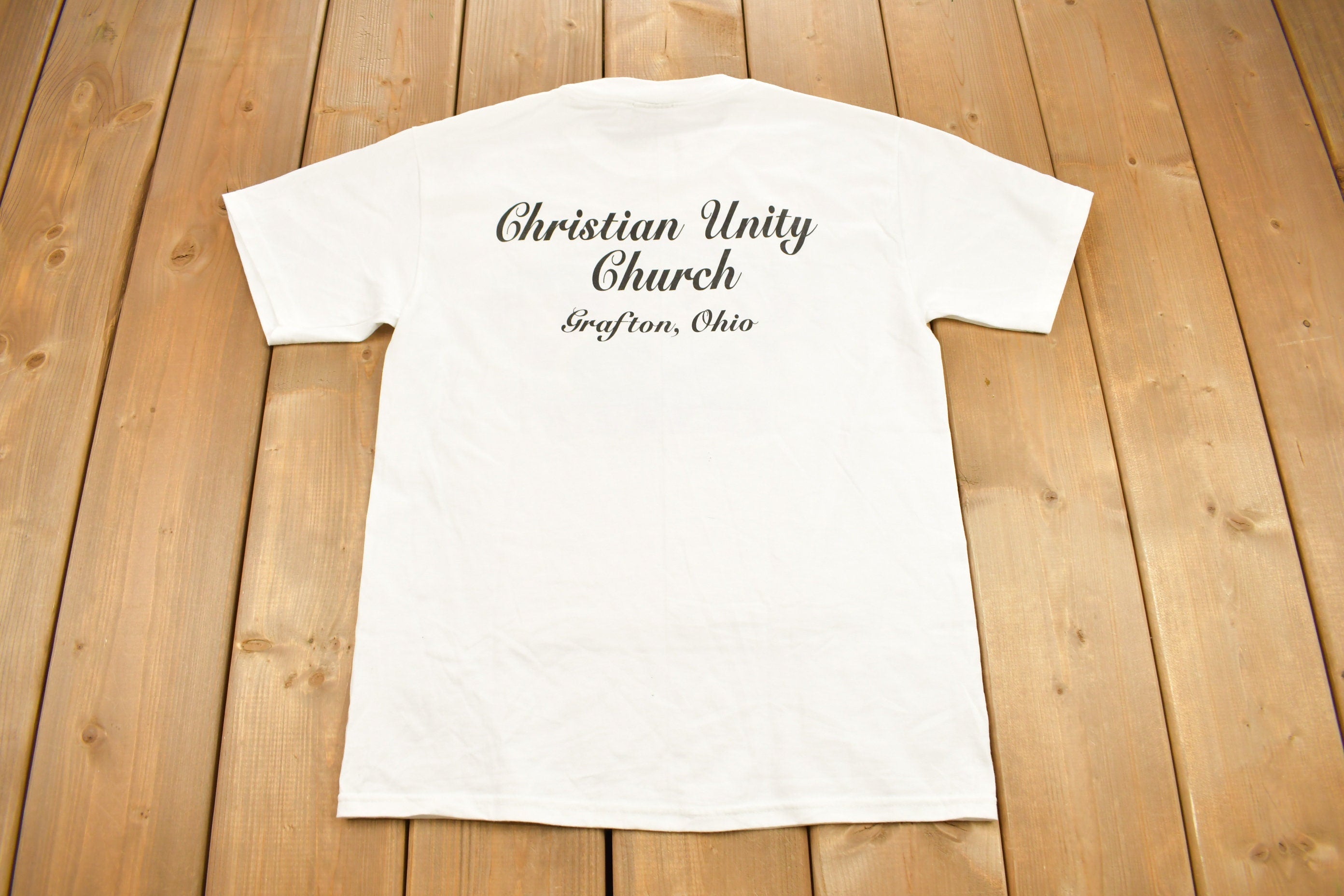 Vintage 2001 Christian Unity Church Ohio Graphic T Shirt