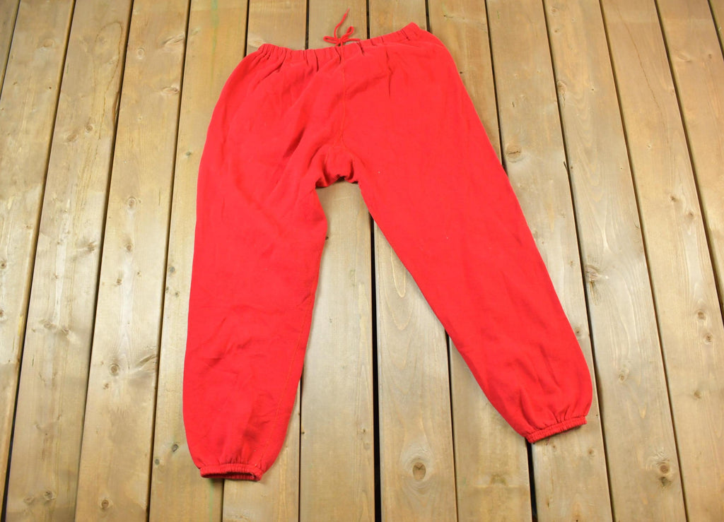 Vintage 1990s Mickey Mouse Christmas Track Pants Size 34 x 26