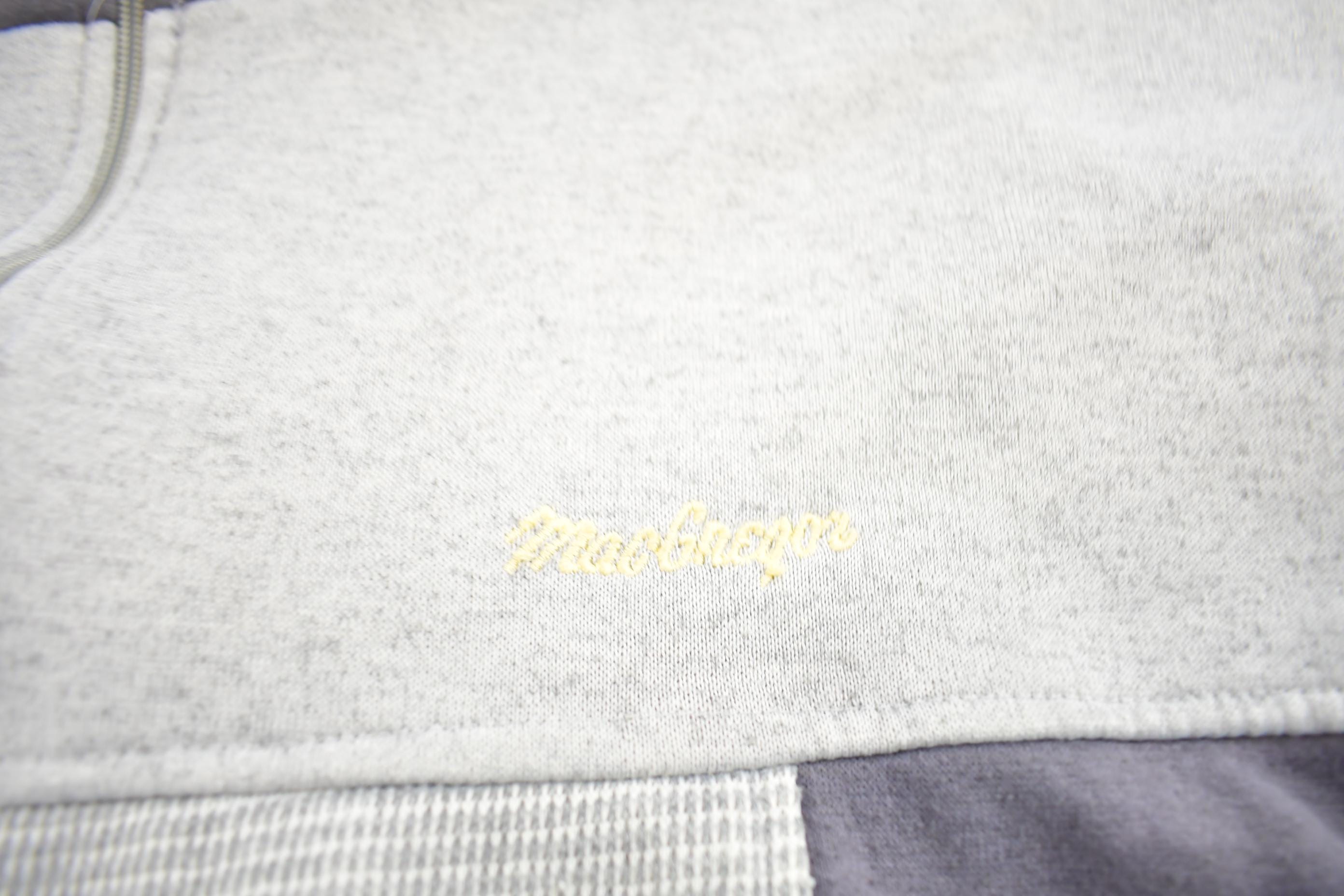 Vintage 1990s Macgregor Zip Up Embroidered Fleece Sweater