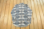 Vintage 1980s Woolrich Aztec Western Button Up Shirt Men's Large