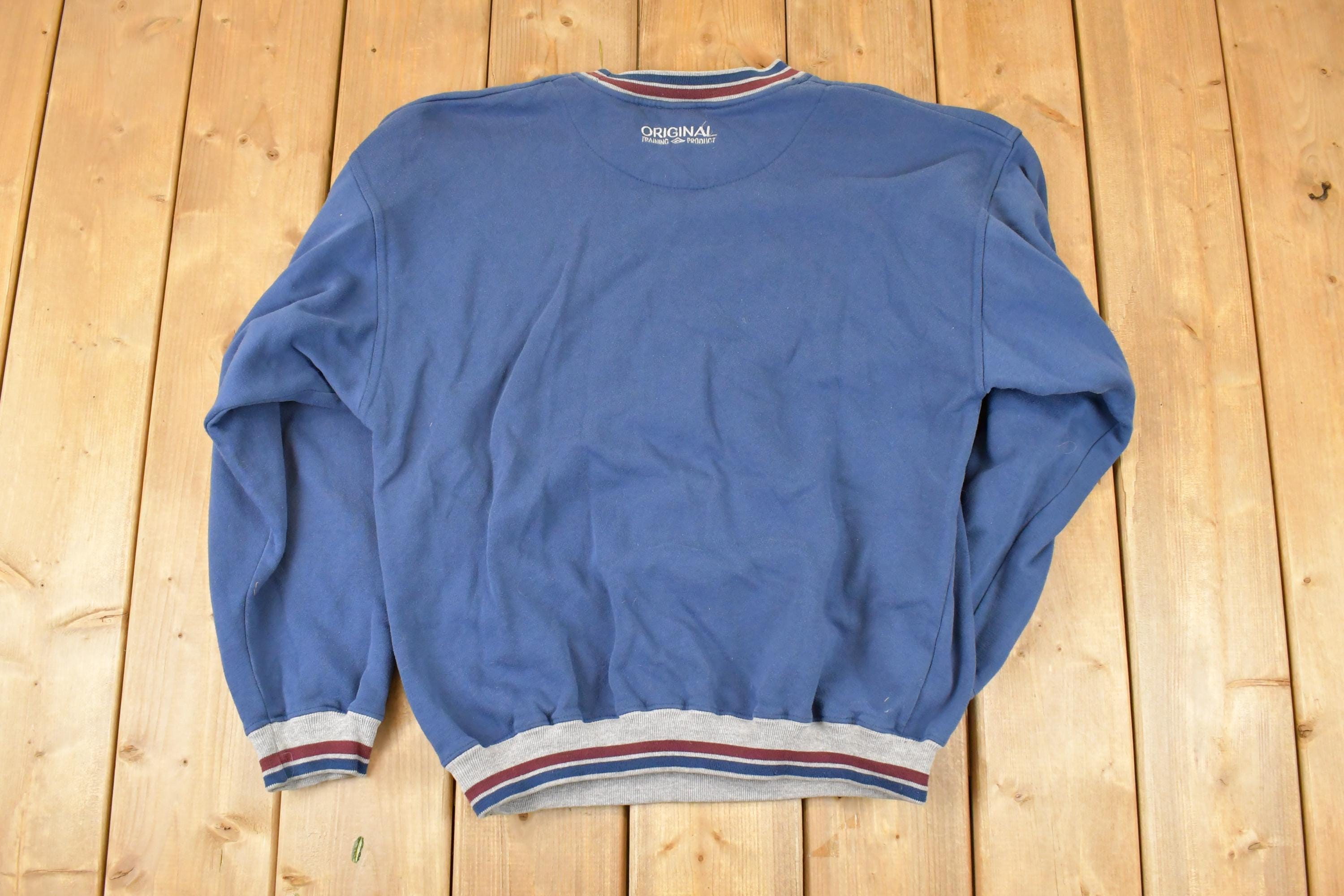 Vintage 1990s Umbro Training Product Embroidered Crewneck Sweatshirt Mens M