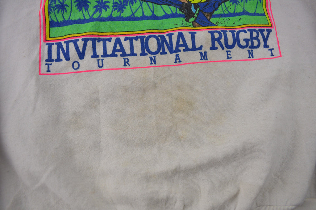 Vintage 1980s Hawaii World Invitational Rugby Tournament Crewneck Sweatshirt
