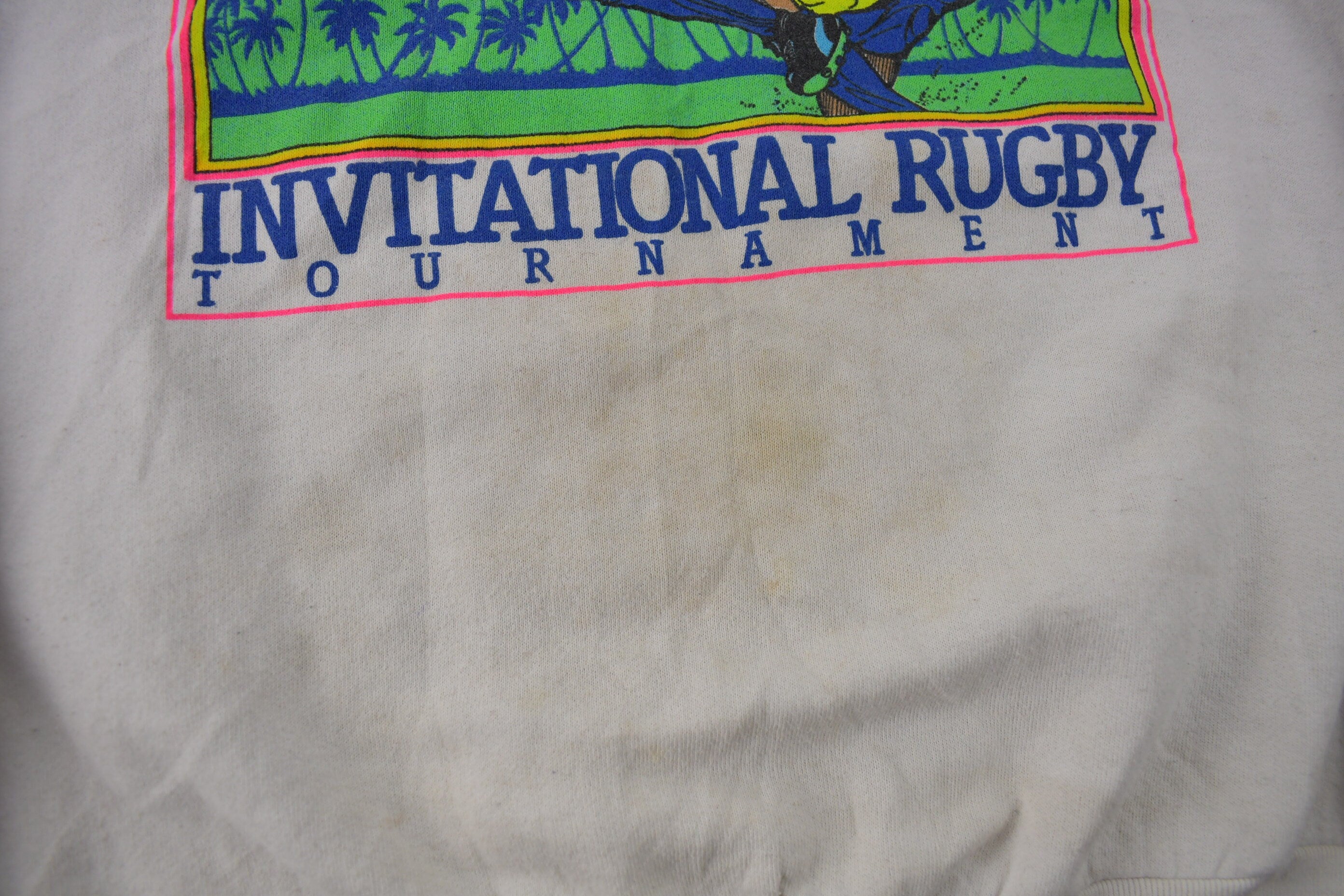 Vintage 1980s Hawaii World Invitational Rugby Tournament Crewneck Sweatshirt