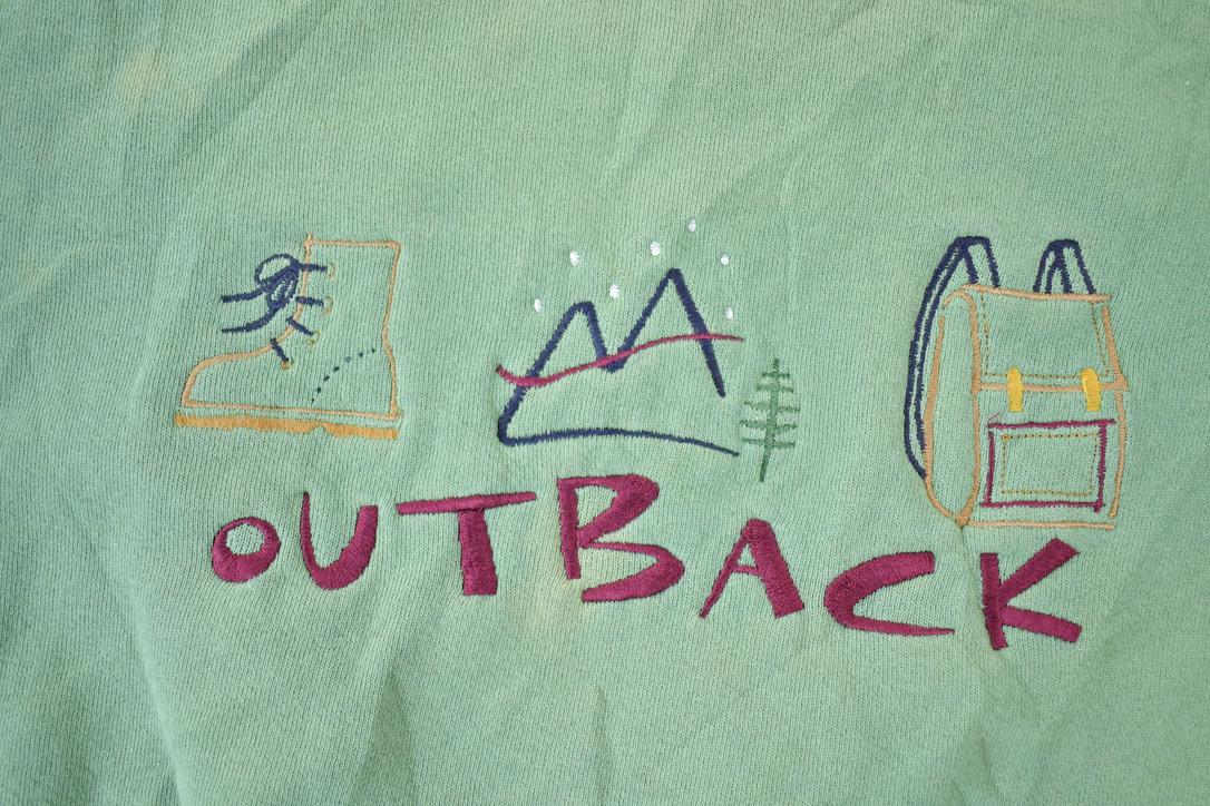 Vintage 1990s Outback Embroidered Crewneck Sweatshirt