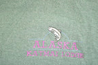 Vintage 1990s Katmal Lodge Souvenir Fishing Crewneck Sweatshirt Mens L / 90s Crewneck / Travel Vacation Sweater