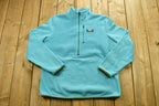 Vintage 1990s LL Bean Half Zip Fleece Sweatshirt