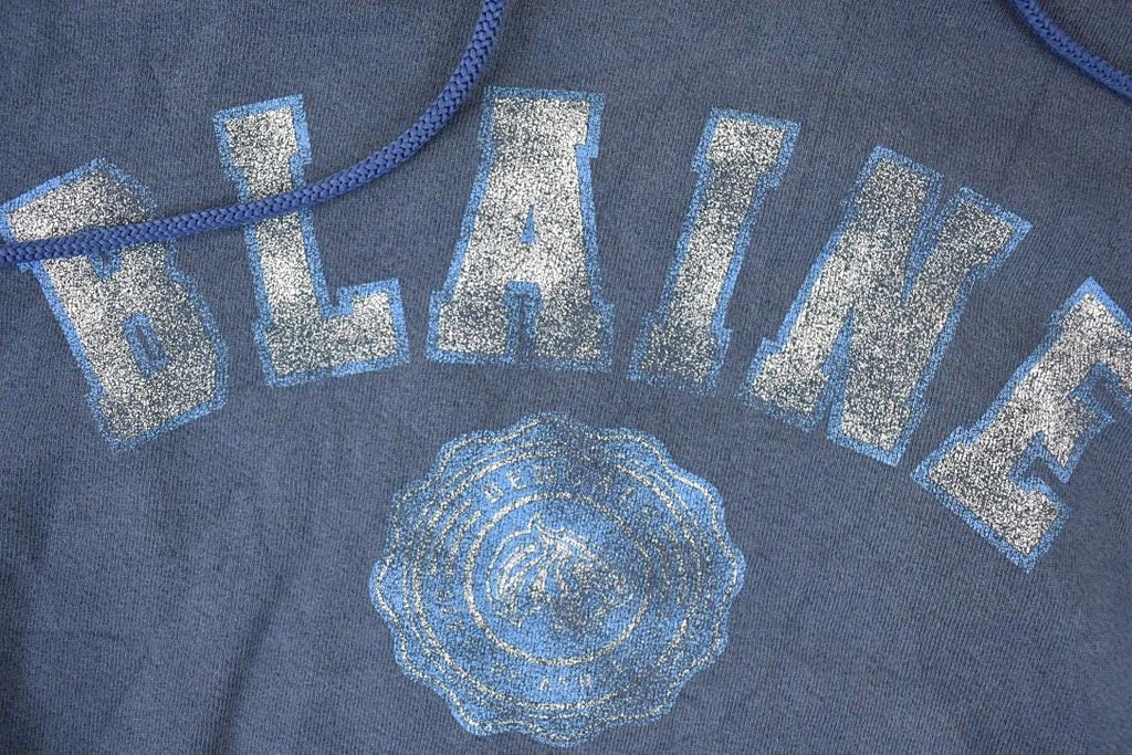 Vintage 1990s Blaine County University Hoodie Sweater Men's L