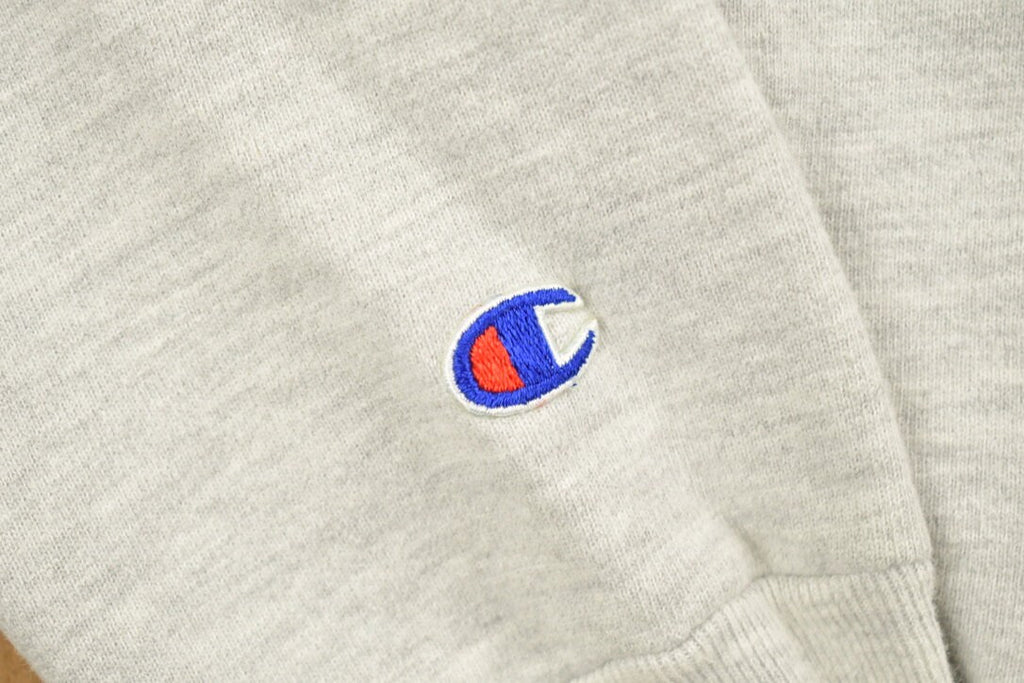 Vintage 1990s Champion Blank Grey Crewneck Sweatshirt