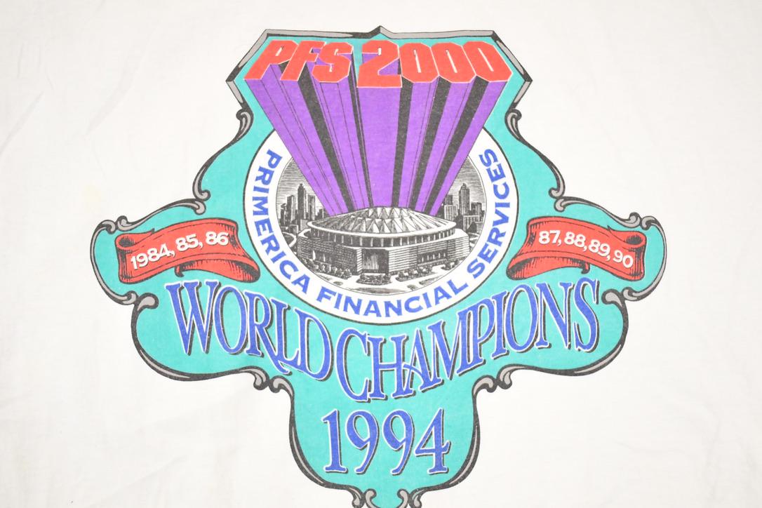 Vintage 1994 Primerica Financial World Championships Souvenir Travel T-Shirt Men's XL