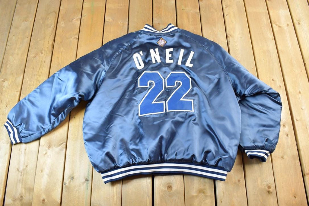 Vintage 1990s Buck Oneil Kansas City Monarchs MLB Baseball Jacket