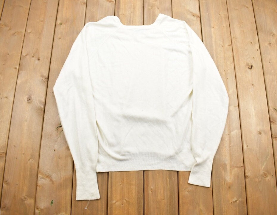Vintage 1990s Pickering Active Sportswear V-Neck Sweatshirt