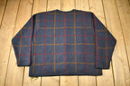 Vintage 1990s Crystal-Kobe Fall Leaves Cardigan Sweater