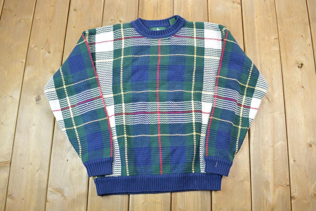 Vintage 1990s Hunt Club Knit Crewneck Sweater