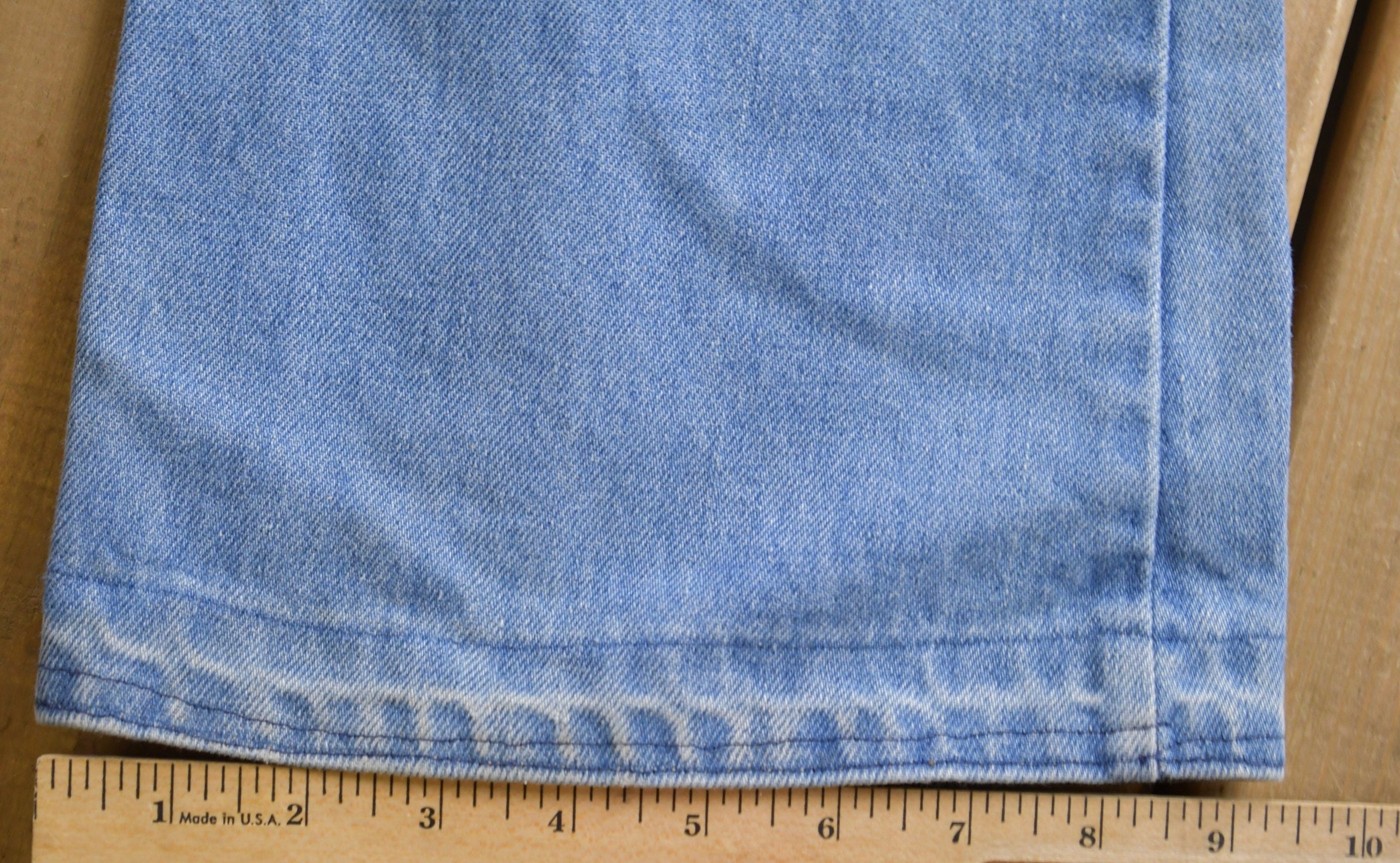 Vintage 1970s Levi's Orange Bell Bottom Flare Jeans Size 25 x 31