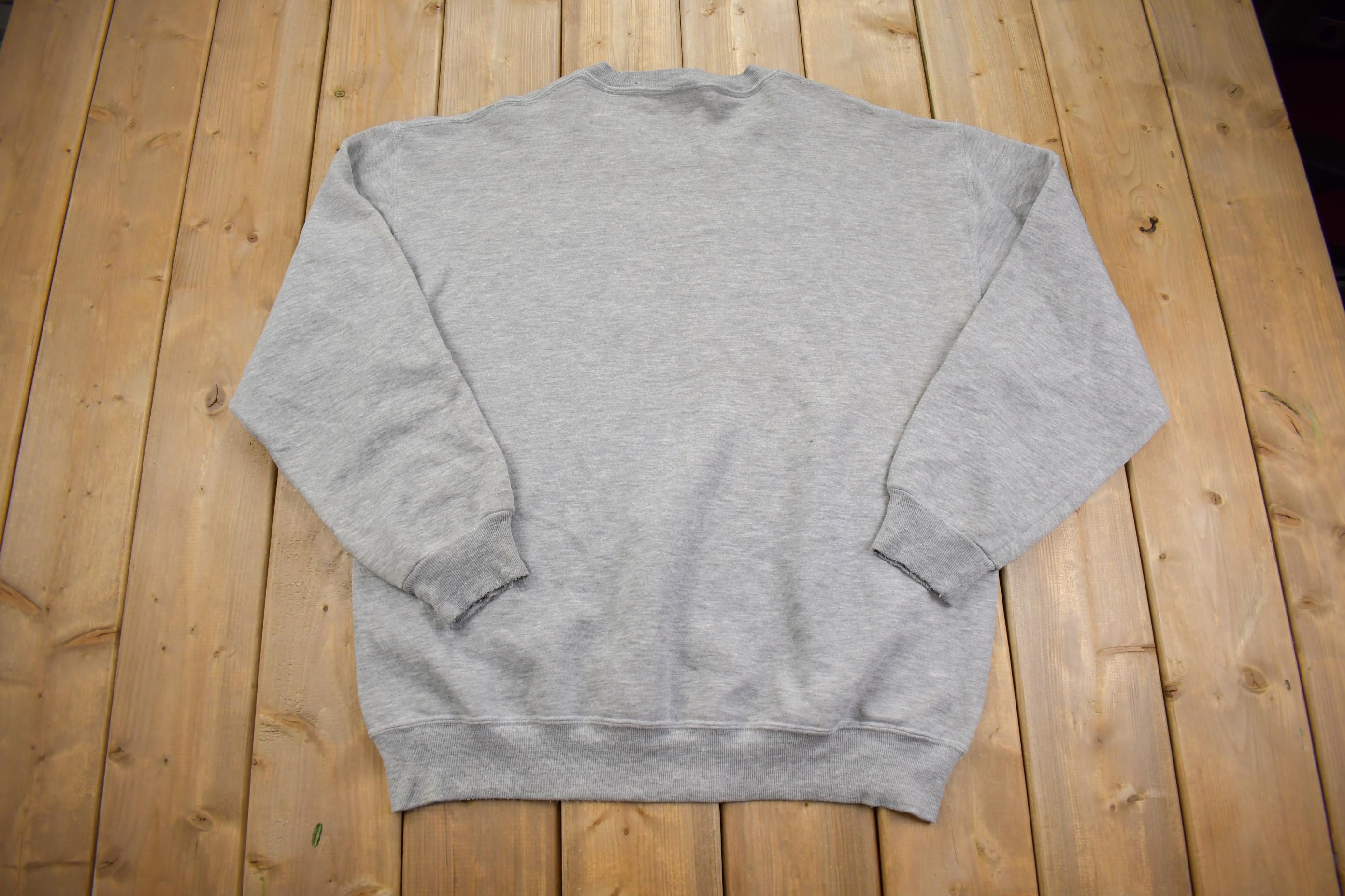 Vintage 1990s Russel Athletic Blank Crewneck Sweatshirt Made In USA - XL