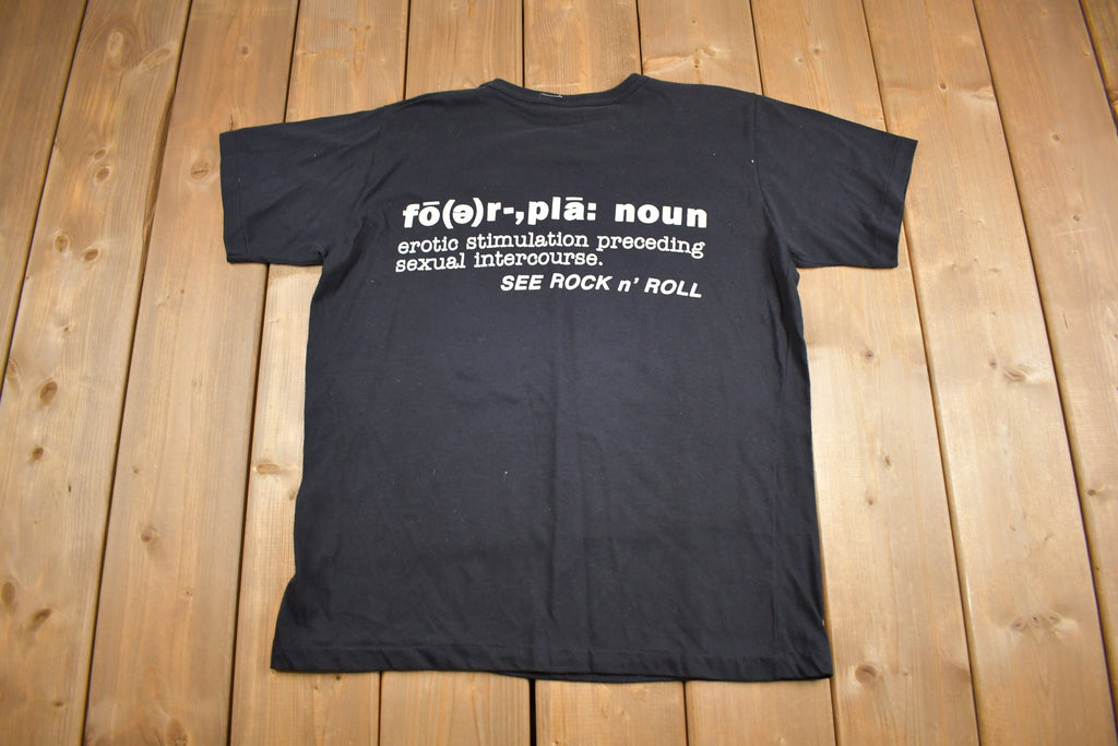 Vintage 1990s Foreplay Band T Shirt