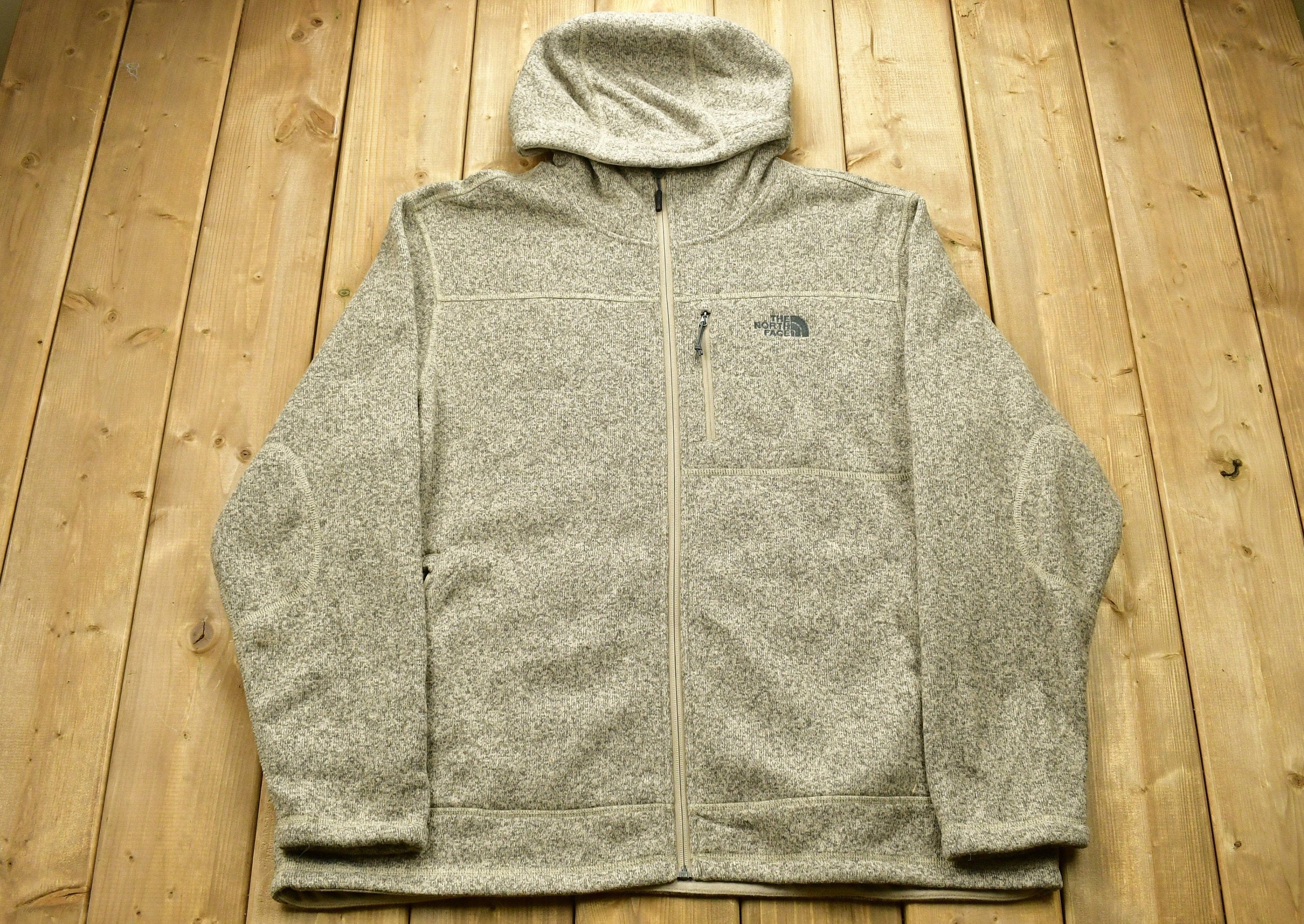 Vintage 1990s The North Face Full Zip Fleece Sweatshirt