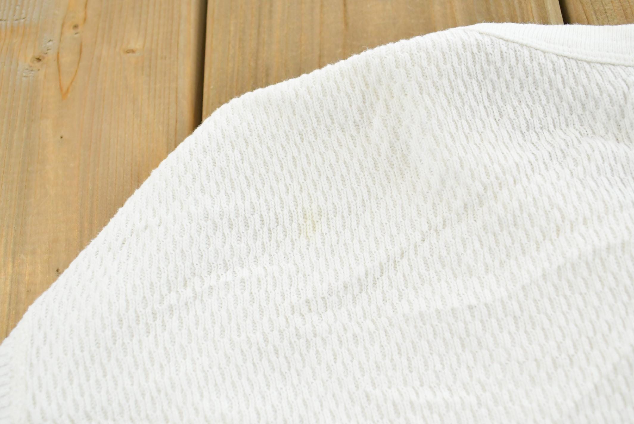 Vintage Y2K St Johns Bay Thermal Undershirt Men's S / 2000s Military Thermal / 00s Waffle Knit / Streetstyle / Streetwear / Workwear