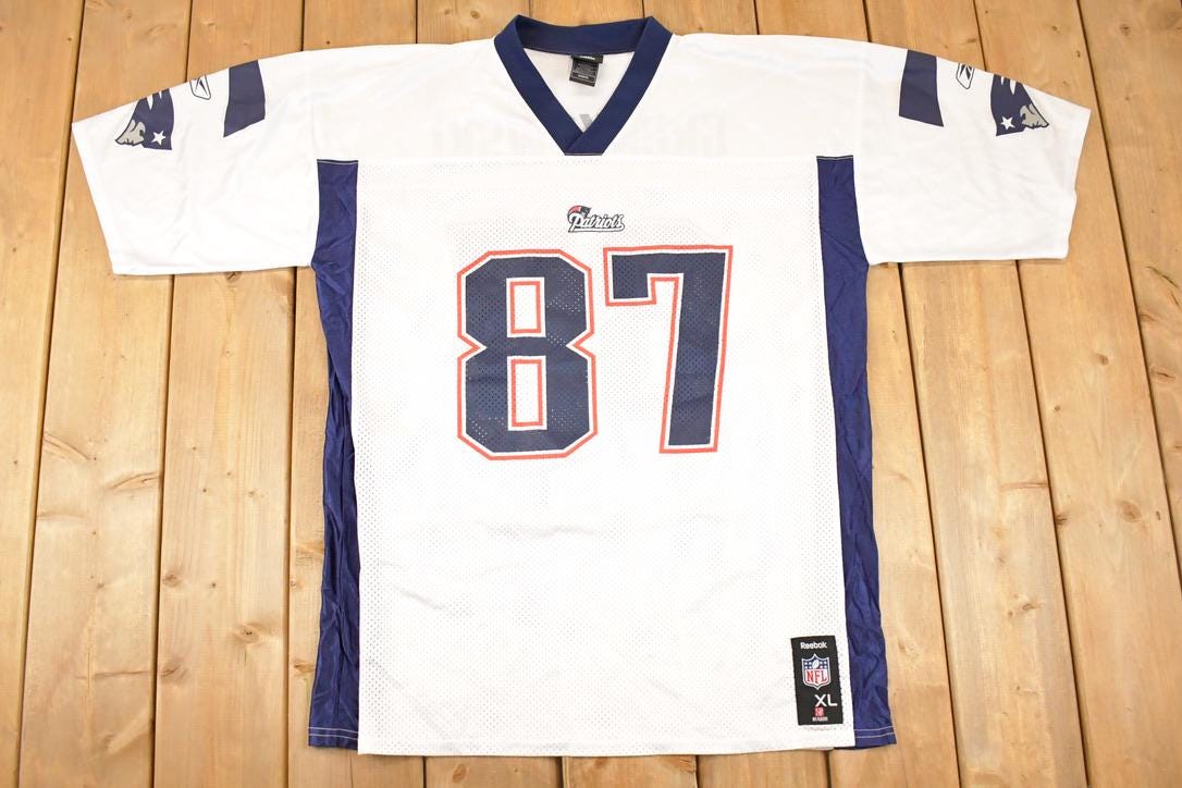 Vintage Y2K Reebok New England Patriots Rob Gronkowski NFL Jersey Men's XL
