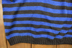 Vintage 1990s Item II Stripe Knitted Sweater  Vintage 90s Crewneck  Pattern Sweater  Outdoor  Pullover Sweatshirt