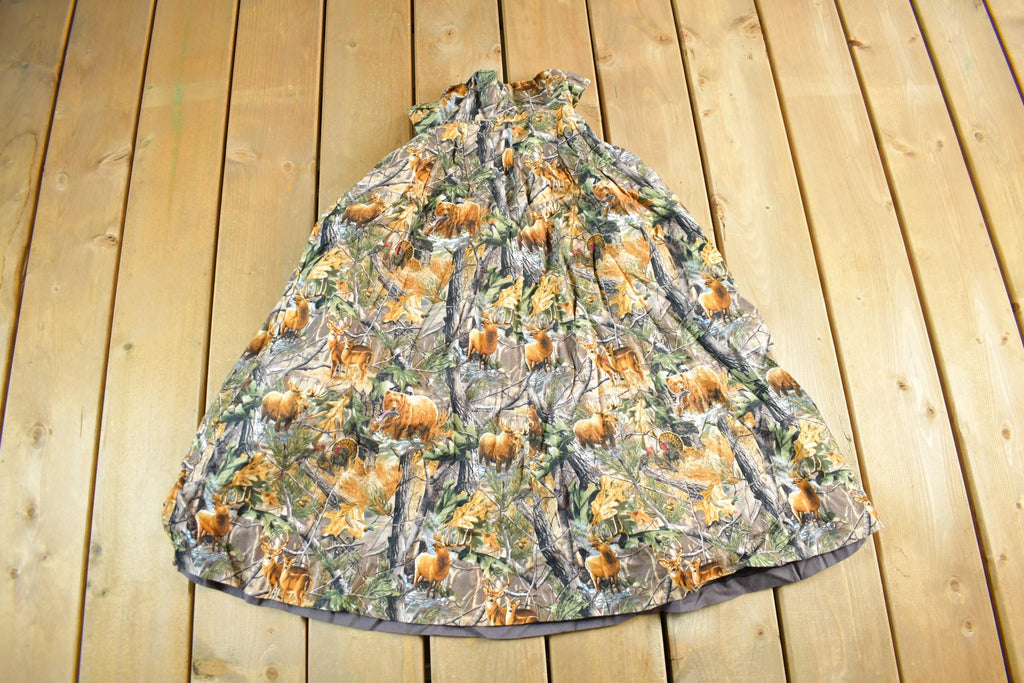 Vintage 1990s Realtree Camo Poncho Jacket Men's Medium