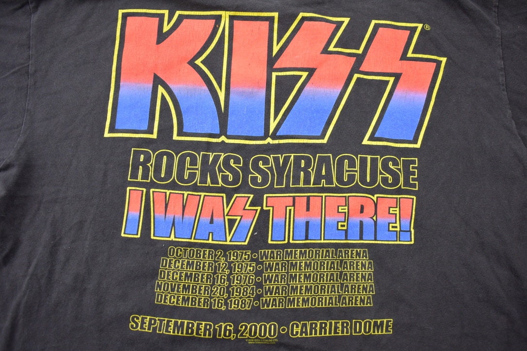 Vintage 2000 KISS The Farewell Tour I Was There War Memorial ArenaTour Band T-shirt