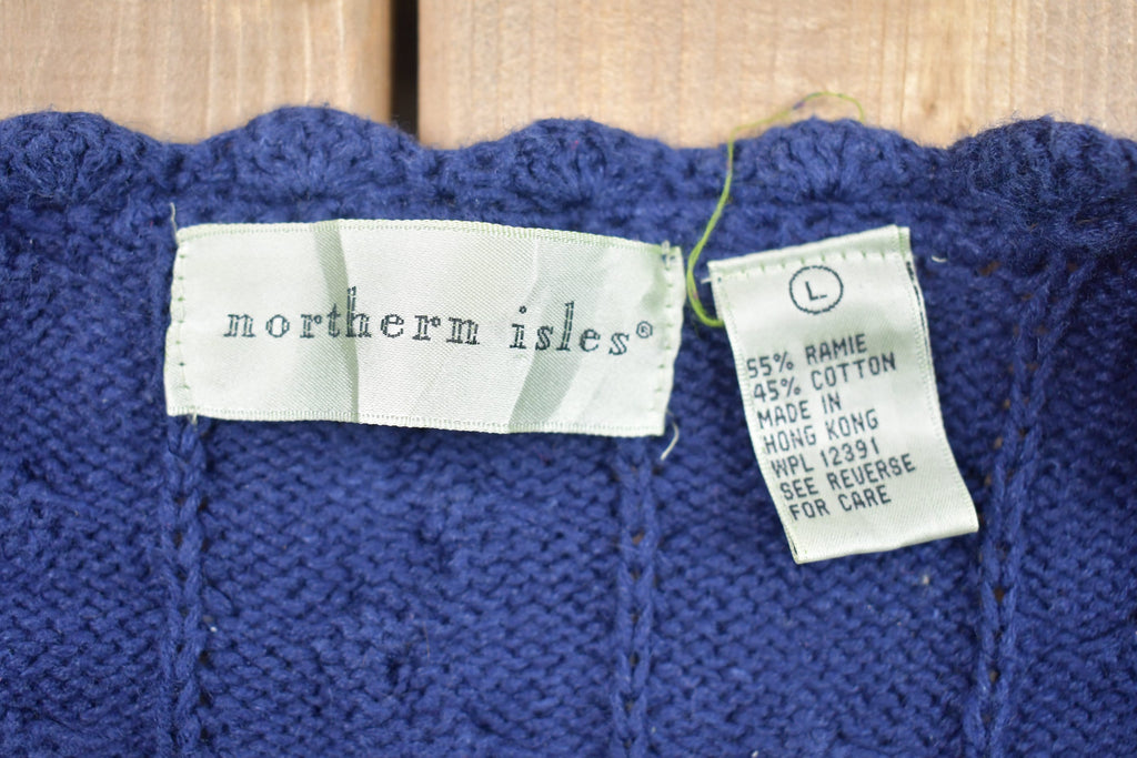 Vintage 1990s Northern Aisles Button Up Cardigan Sweater