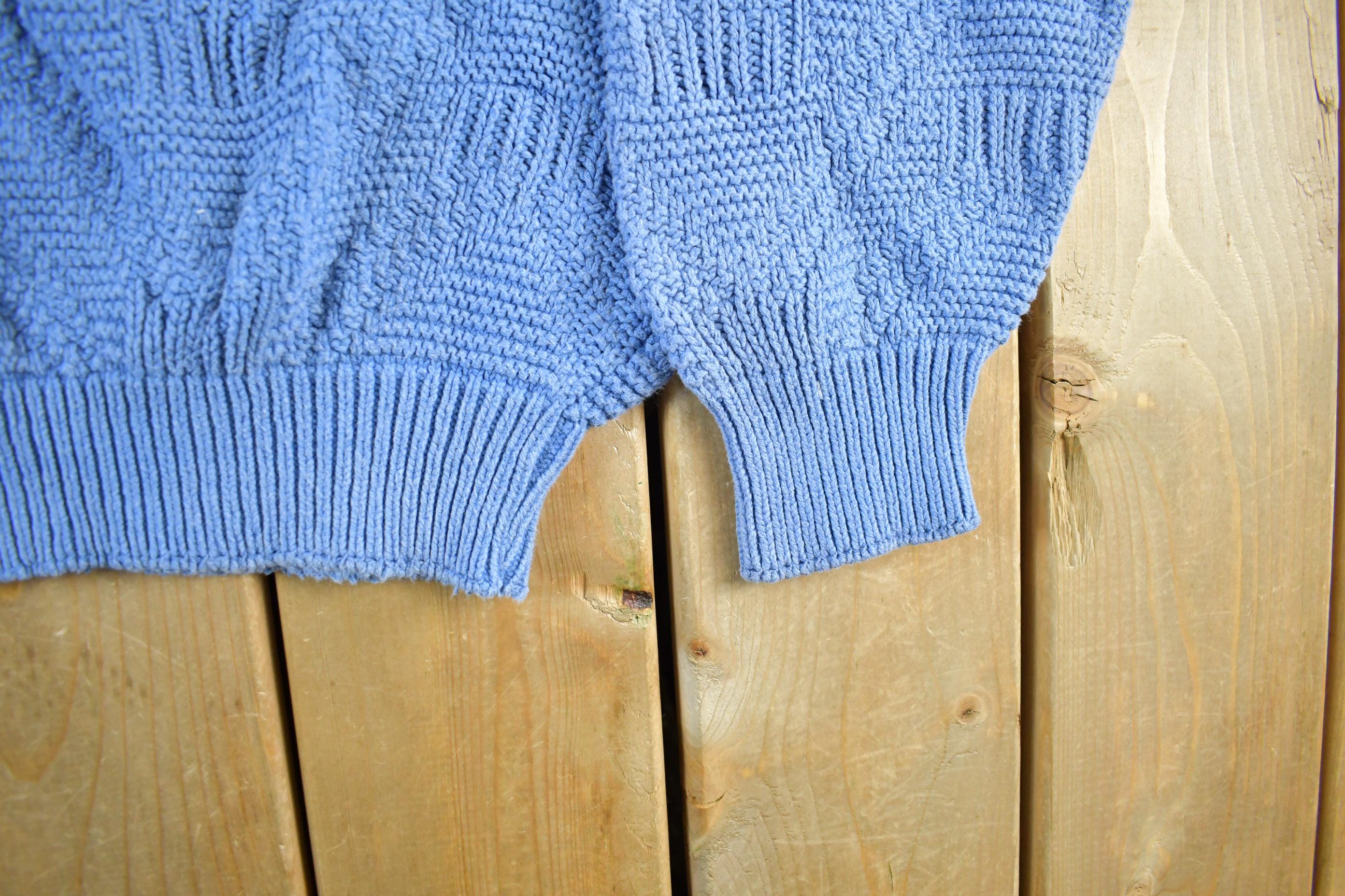 Vintage 1990s Arcadia Knit Crewneck Sweater Men's Large